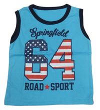 Světlemodré tílko s číslem 