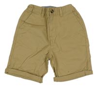 Béžové plátěné chino kraťasy Primark