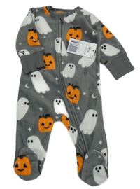 Nové - šedý fleecový overal s dýněmi Matalan