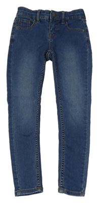 Modré skinny rifle hema