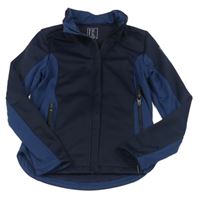 Tmavomodrá softshellová bunda zn. Decathlon
