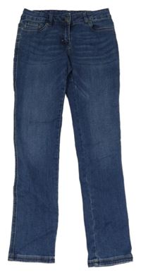 Tmavomodré teplákové skinny rifle Yigga