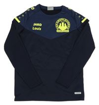 Modro-tmavomodré thermo triko s potiskem Jako