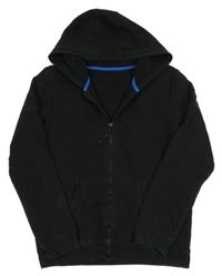 Černá propínací mikina s kapucí George