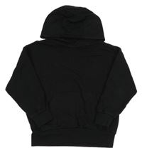 Černá mikina s 3D nápisem a kapucí F&F