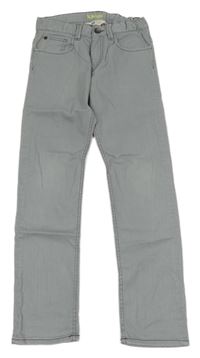 Světlešedé slim rifle H&M