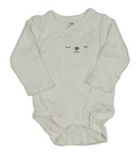 Bílé zavinovací body s čumákem H&M