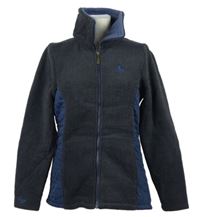 Dámská šedo-tmavomodrá fleecovo/šusťáková thermo bunda Toggi 