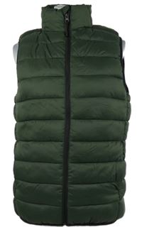 Dámská khaki šusťáková zateplená vesta Primark 