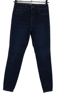 Dámské tmavomodré skinny rifle TU 