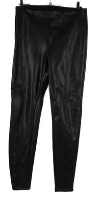 Dámské černé koženkové tregíny New Look 