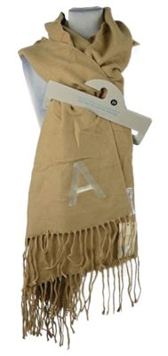 Nové - Dámská béžová šála s třásněmi Primark 