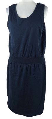 Dámské tmavomodré bavlněné šaty Studio 