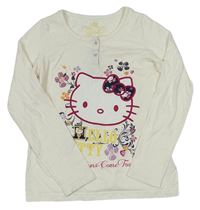Smetanové triko s Hello Kitty zn. M&S