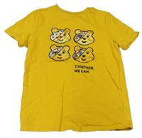 Žluté tričko s medvídky Pudsey George