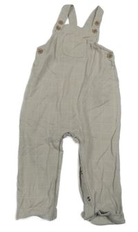 Béžové kostkované laclové kalhoty George