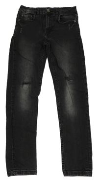 Černé skinny rifle Zara