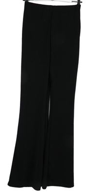 Dámské černé flare kalhoty