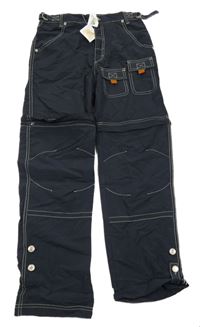 Nové - tmavošedé outdoorové kalhoty Pocopiano