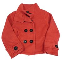 Červený fleecový podšitý kabátek Next