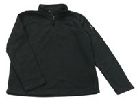 Černá fleecová mikina 