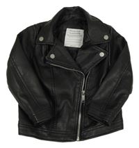 Černý koženkový křivák Primark