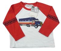 Bílo-červené triko s kamionem Lynnat