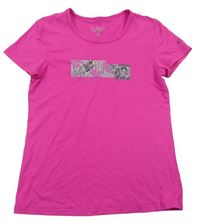 Růžové sportovní tričko s nápisem CMP