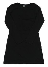 Černé bavlněné šaty H&M