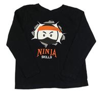 Černé triko s Ninjou Infinity