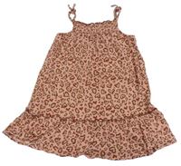 Světlerůžové šaty se srdíčky Primark