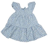 Bílé šaty s kytičkami Primark 