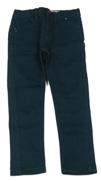 Tmavozelené skinny rifle Denim Co. 