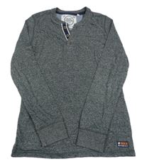 Šedé melírované triko C&A