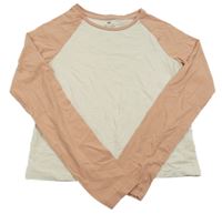 Smetanovo-růžové triko H&M