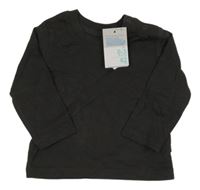 Nové - Tmavošedé triko Primark