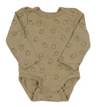 Béžové body se zajíčky Topomini