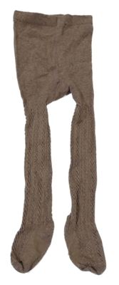 Hnědé vzorované punčocháče zn H&M