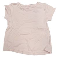 Světlerůžové tričko H&M