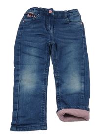 Modré teplákové podšité rifle s duhou impidimpi