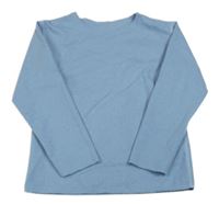 Modré melírované mikinotriko 