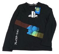 Nové - černé triko s logem - PlayStation C&A