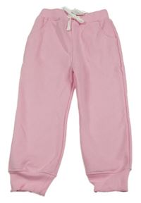 Nové - růžové teplé tepláky