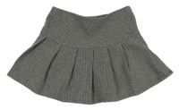 Šedá pruhovaná melírovaná sukně H&M