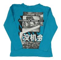 Azurové triko se skateboardistou Chapter Young