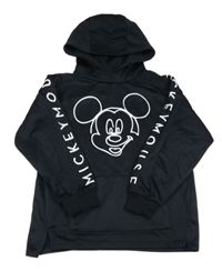 Černá sportovní mikina s Mickeym a kapucí Zara