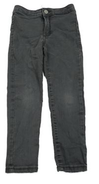 Tmavošedé skinny rifle Zara