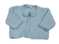 Světlemodrý svetr s bambulemi Dandelion