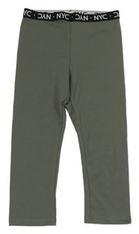 Khaki capri legíny H&M