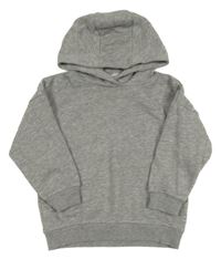 Šedá melírovaná mikina s kapucí Topolino